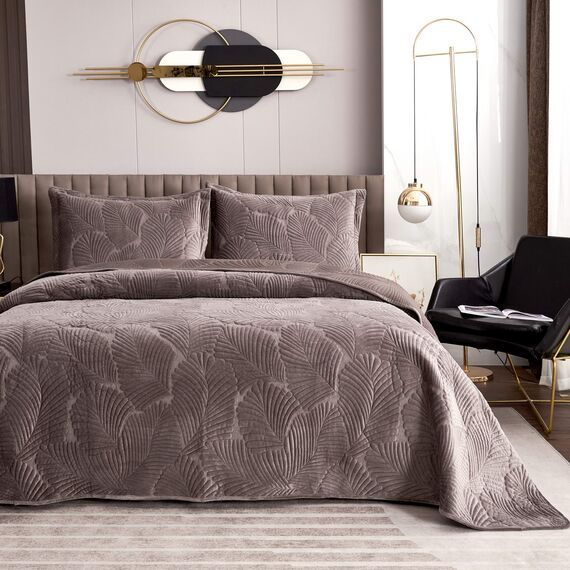 Покрывало Ноэль, цвет мокко, размер 240х260, Sofi de Marko, изображение 2