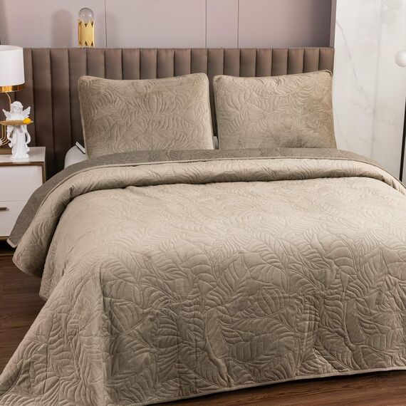 Покрывало Мелисса, цвет капучино, размер 240х260, Sofi de Marko, изображение 3