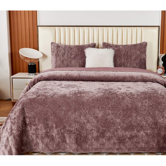 Покрывало Розалин, цвет пепельная роза, размер 240х260, Sofi de Marko, изображение 3