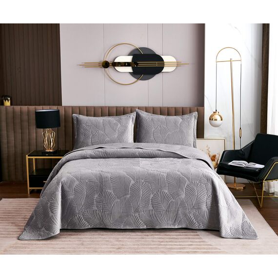 Покрывало Ноэль, цвет пепельно-лиловый, размер 240х260, Sofi de Marko