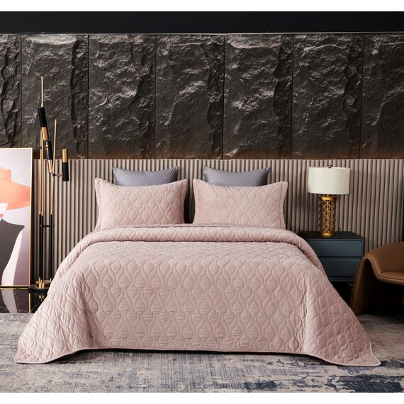 Покрывало Нобилис, цвет пепельная роза, размер 240х260, Sofi de Marko