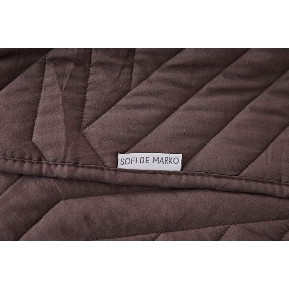 Покрывало Мориц, цвет шоколад, размер 230х250, Sofi de Marko, изображение 9