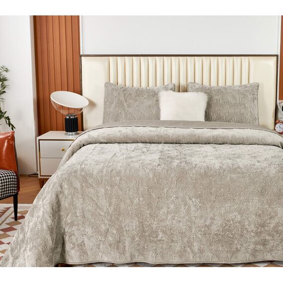 Покрывало Розалин, цвет бежевый, размер 240х260, Sofi de Marko, изображение 3