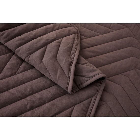 Покрывало Мориц, цвет шоколад, размер 160х220, Sofi de Marko, изображение 7