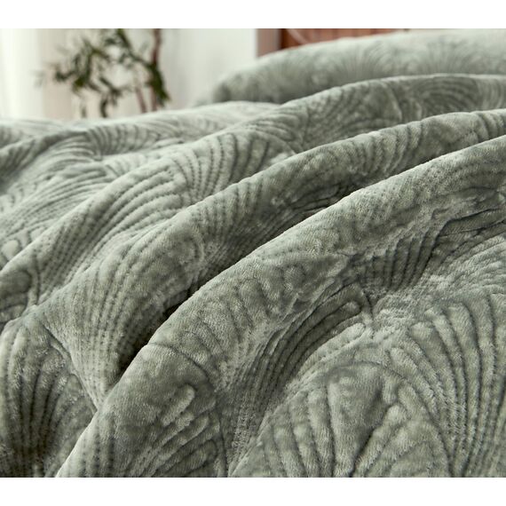 Покрывало Розалин, цвет изумрудный, размер 240х260, Sofi de Marko, изображение 10