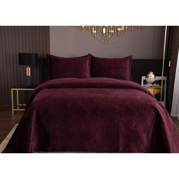 Покрывало Ноэль, цвет бордо, размер 240х260, Sofi de Marko, изображение 2