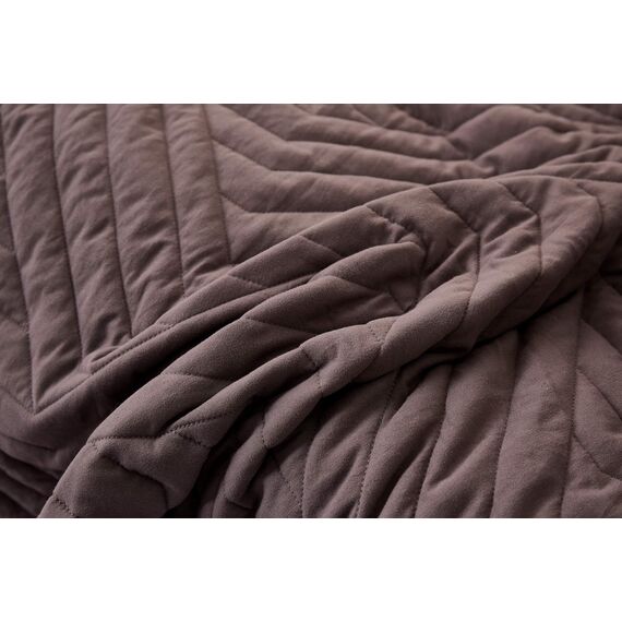 Покрывало Мориц, цвет шоколад, размер 160х220, Sofi de Marko, изображение 8