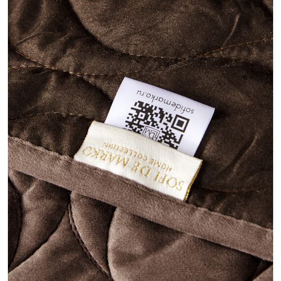 Покрывало Нобилис, цвет шоколад, размер 240х280, Sofi de Marko, изображение 4