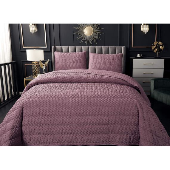 Покрывало Ирма, цвет пепельная роза, размер 230х250, Sofi de Marko, изображение 8