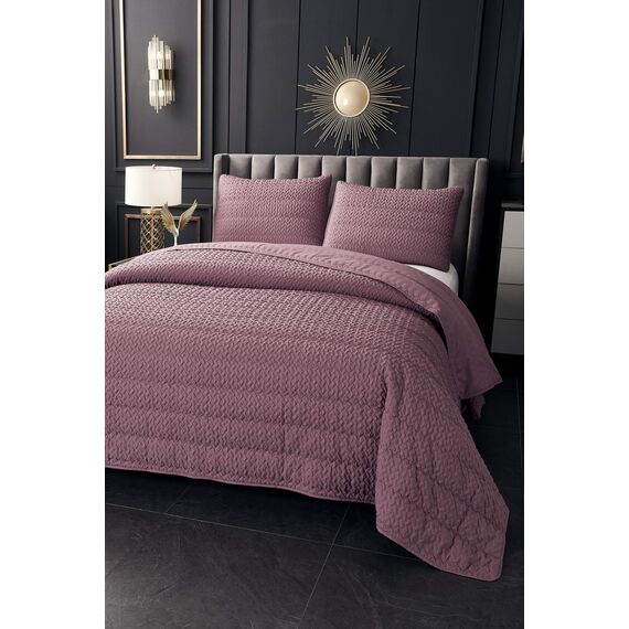 Покрывало Ирма, цвет пепельная роза, размер 230х250, Sofi de Marko, изображение 9