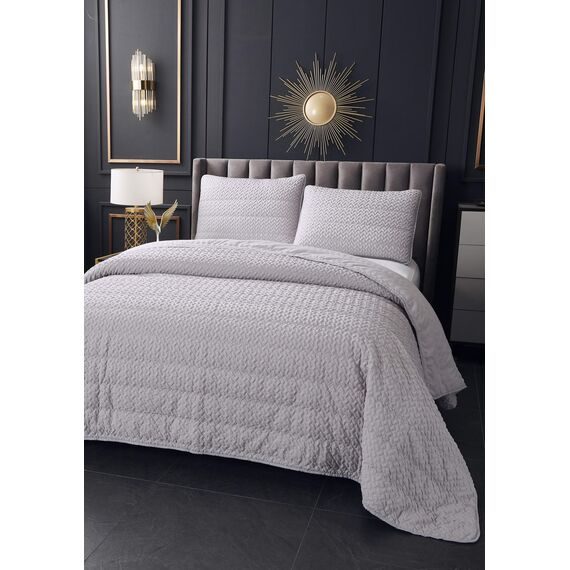 Покрывало Ирма, цвет серый, размер 160х220, Sofi de Marko, изображение 9