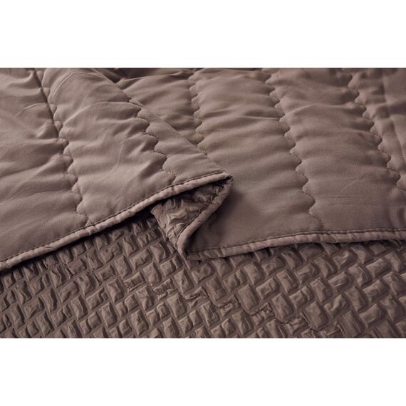 Покрывало Ирма, цвет мокко, размер 160х220, Sofi de Marko, изображение 3