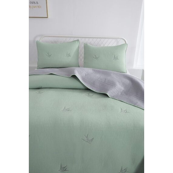 Покрывало Жаклин, цвет зеленый, размер 230х250, Sofi de Marko, изображение 8