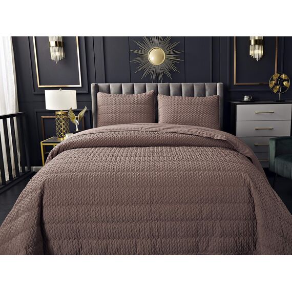 Покрывало Ирма, цвет мокко, размер 230х250, Sofi de Marko, изображение 8