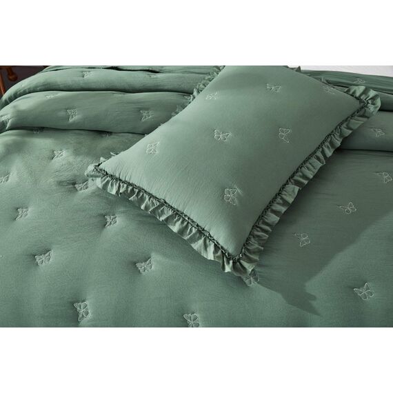 Покрывало Ребека, цвет малахит, размер 160х220, Sofi de Marko, изображение 5