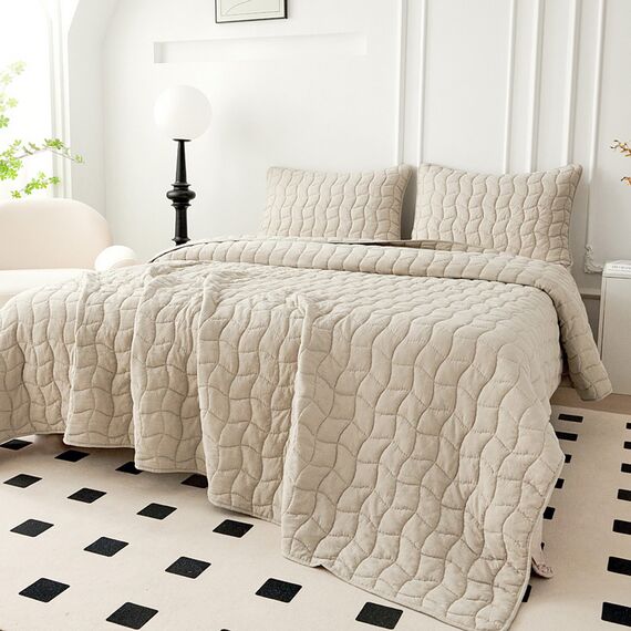 Покрывало Минелла, цвет светло-бежевый, размер 230х250, Sofi de Marko, изображение 3