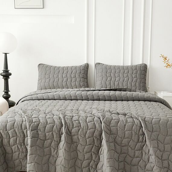 Покрывало Минелла, цвет антрацит, размер 230х250, Sofi de Marko, изображение 2