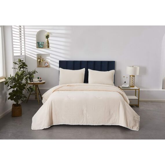 Покрывало Наоми, цвет кремовый, размер 230х250, Sofi de Marko