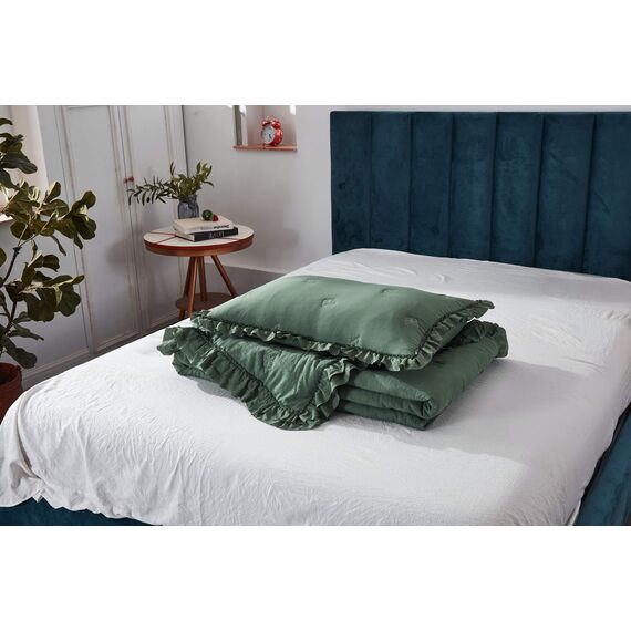 Покрывало Ребека, цвет малахит, размер 160х220, Sofi de Marko, изображение 2