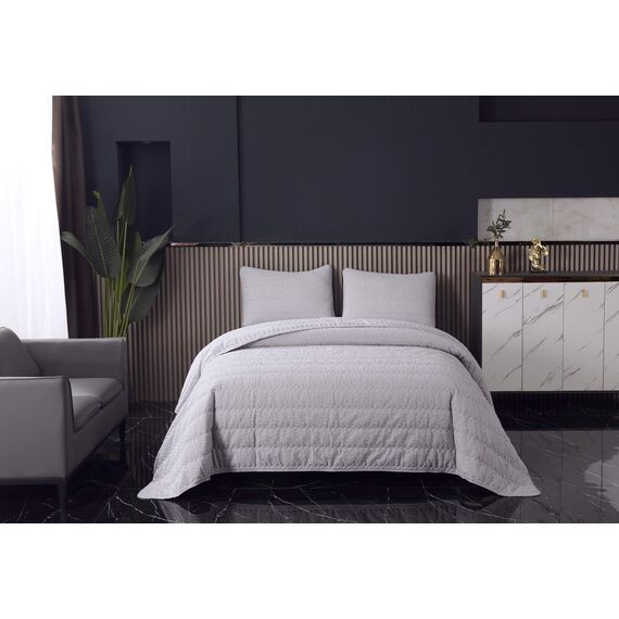 Покрывало Надин, цвет серый, размер 160х220, Sofi de Marko