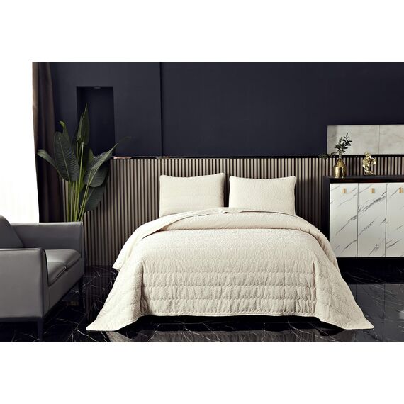 Покрывало Надин, цвет молочный, размер 230х250, Sofi de Marko