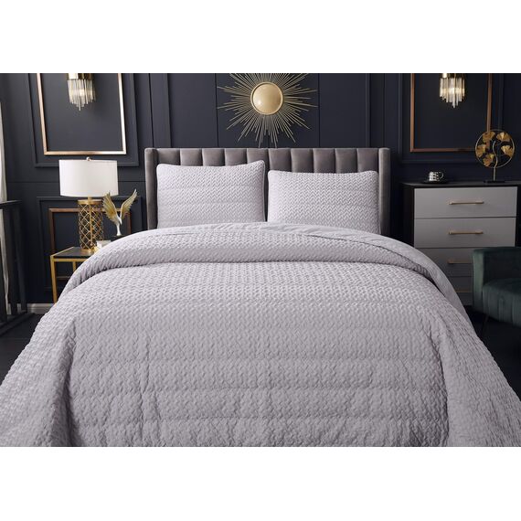 Покрывало Ирма, цвет серый, размер 160х220, Sofi de Marko, изображение 8