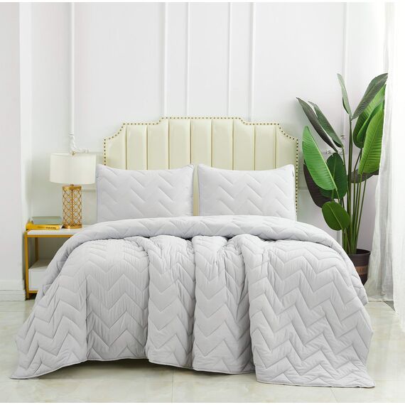 Покрывало Робби, цвет серебро, размер 230х250, Sofi de Marko