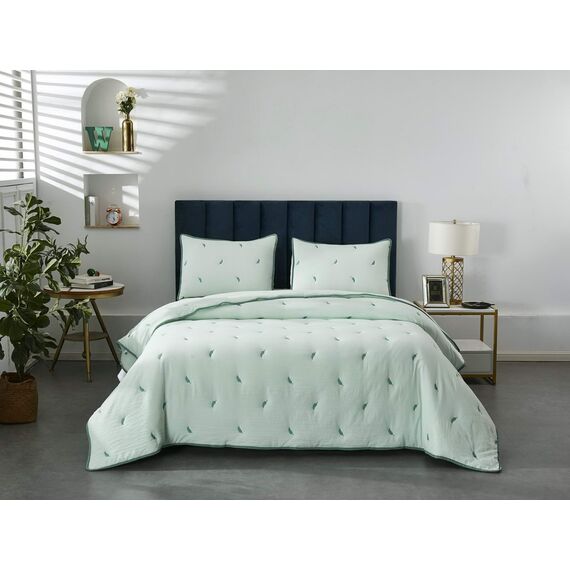 Покрывало Эрика, цвет ментоловый, размер 160х220, Sofi de Marko