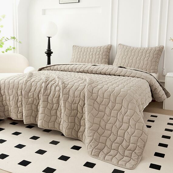 Покрывало Минелла, цвет бежевый, размер 230х250, Sofi de Marko, изображение 3