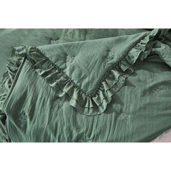 Покрывало Ребека, цвет малахит, размер 160х220, Sofi de Marko, изображение 4