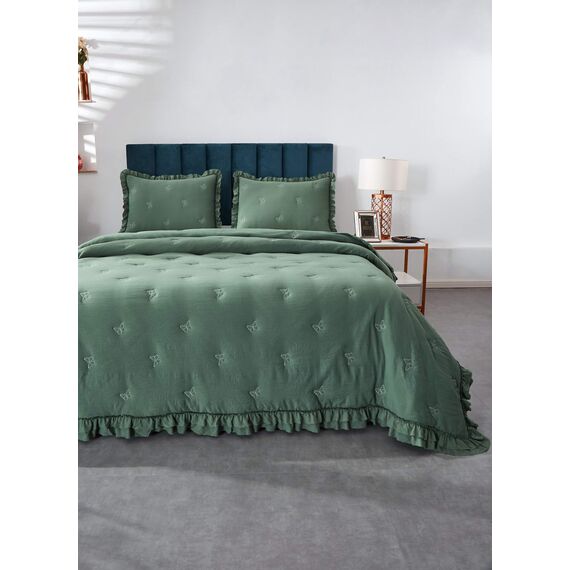 Покрывало Ребека, цвет малахит, размер 160х220, Sofi de Marko, изображение 6