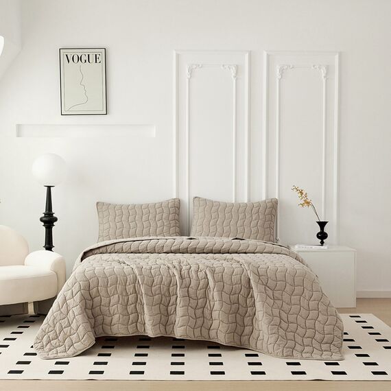 Покрывало Минелла, цвет бежевый, размер 230х250, Sofi de Marko