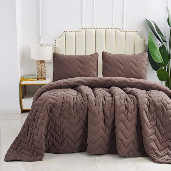 Покрывало Робби, цвет шоколад, размер 230х250, Sofi de Marko, изображение 2