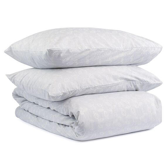 Комплект постельного белья из сатина с жаккардовым рисунком Ягоды тайги из коллекции Russian North, 200х220 см