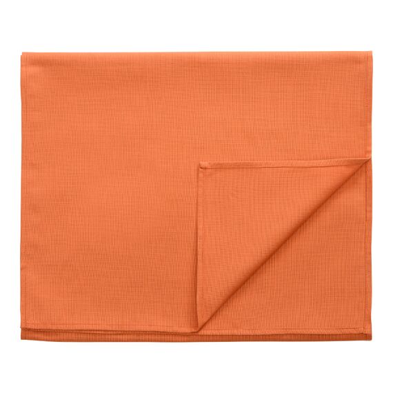 Дорожка на стол из хлопка оранжевого цвета Russian North, 45х150 см