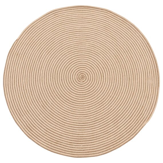 Ковер из хлопка Target бежевого цвета из коллекции Ethnic, d 150 см