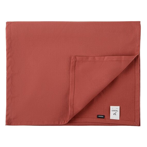 Дорожка на стол из хлопка терракотового цвета из коллекции Prairie, 45х150 см