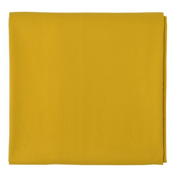 Скатерть из хлопка горчичного цвета из коллекции Prairie, 170х170 см