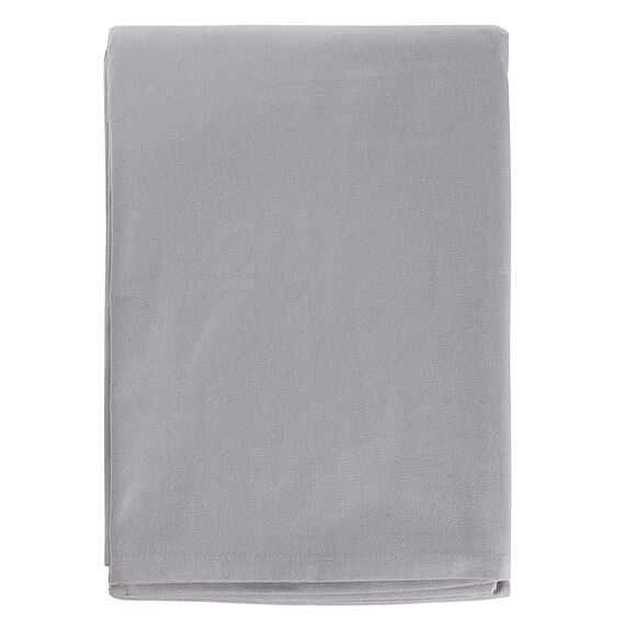 Скатерть из хлопка серого цвета из коллекции Essential, 170х170 см