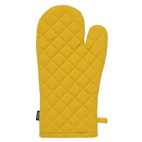 Прихватка-варежка из хлопка горчичного цвета из коллекции Prairie, 33х17,5 см