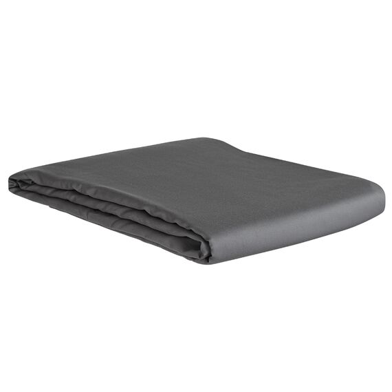 Простыня из сатина темно-серого цвета из коллекции Wild, 180х270 см