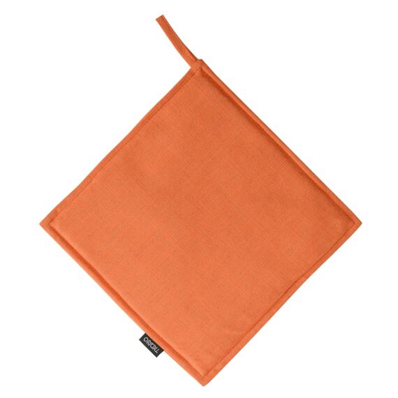 Прихватка из хлопка оранжевого цвета Russian North, 22х22 см