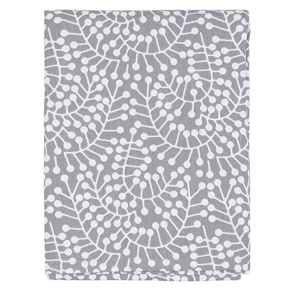 Скатерть серого цвета с принтом Спелая Смородина из коллекции Scandinavian touch, 170х250 см