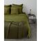 Комплект постельного белья из сатина оливкового цвета из коллекции Wild, 200х220 см, изображение 8