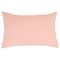 Набор из двух наволочек цвета пыльной розы из органического стираного хлопка из коллекции Essential, 50х70 см, изображение 2
