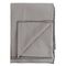 Покрывало из фактурного хлопка серого цвета с контрастным кантом из коллекции Essential, 180х250 см, изображение 2