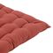 Подушка на стул из хлопка терракотового цвета из коллекции Prairie, 40х40 см, изображение 4