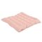 Подушка стеганая на стул из умягченного льна розово-пудрового цвета из коллекции Essential, 40х40 см, изображение 4