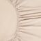 Простыня на резинке бежевого цвета из органического стираного хлопка из коллекции Essential, 180х200 см, изображение 3