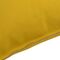 Чехол на подушку из фактурного хлопка горчичного цвета с контрастным кантом из коллекции Essential, 45х45 см, изображение 6